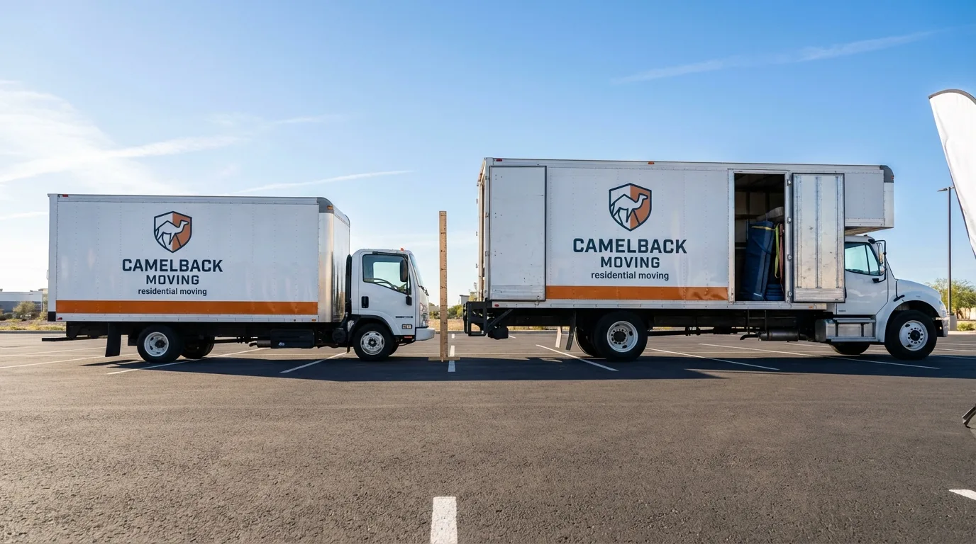 Moving truck size capacity guide in Carefree
